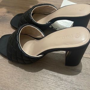 The drop quilted heels